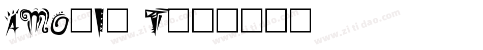 AMOSIS T字体转换